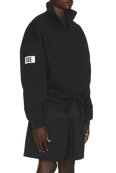 Essentials Track Jacket In Black