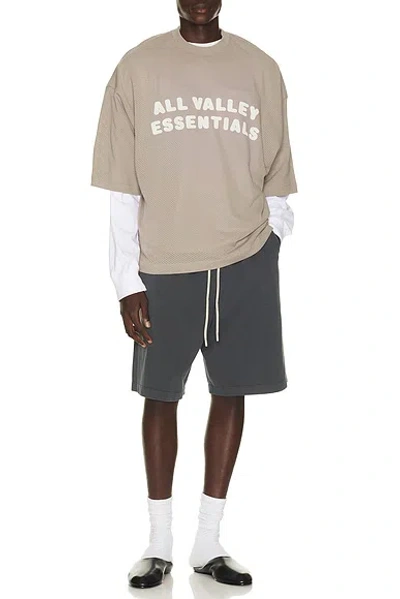 Essentials Merch Tee In Neutral