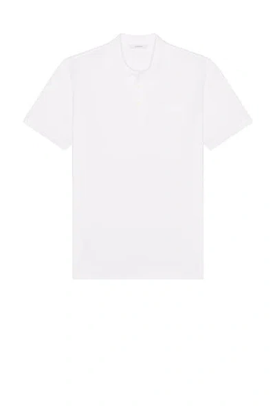 Givenchy White Polo Shirt With Logo Embroidery On The Front In Cotton Man In White