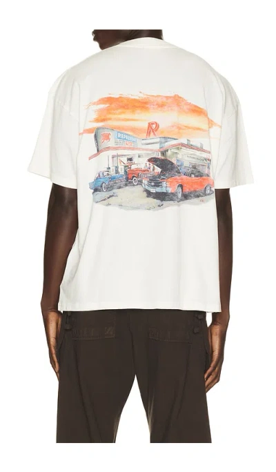 Represent Twenty Four Hour Service Graphic T-shirt In White