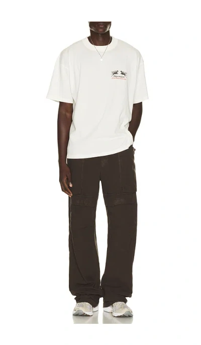 Represent Twenty Four Hour Service Graphic T-shirt In White