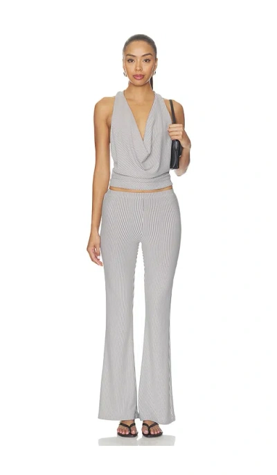 Superdown Libbie Drape Top In White