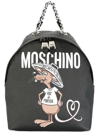 Shop Moschino Rat-a-porter Backpack