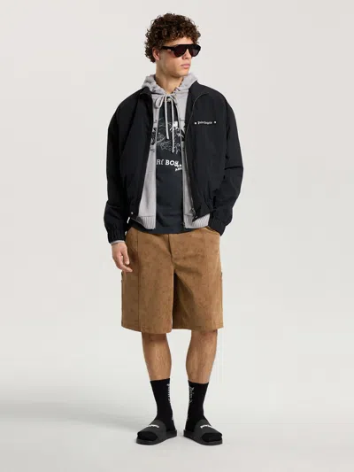 Palm Angels Surf Boy Regular T-shirt In Black