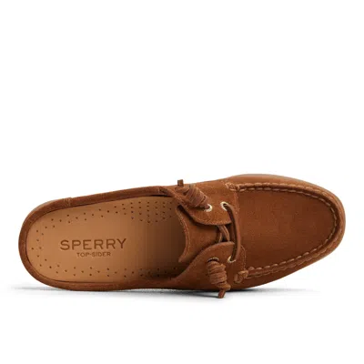 Sperry Authentic Original Mule Boat Shoe In Brown