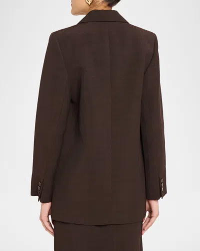 Co Oversized Single-breasted Blazer Jacket In Pink