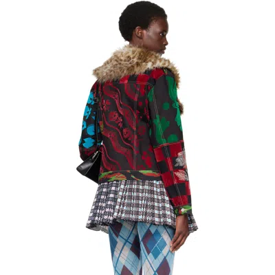 Chopova Lowena Multicolor Patchwork Denim Jacket In Multi