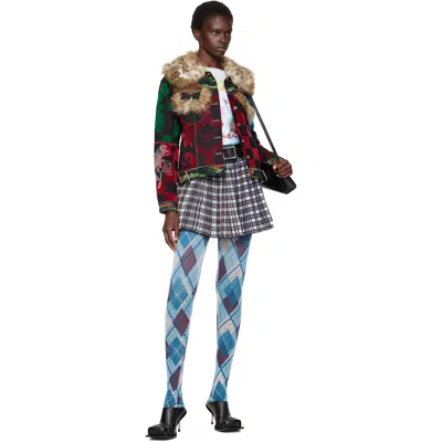 Chopova Lowena Multicolor Patchwork Denim Jacket In Multi