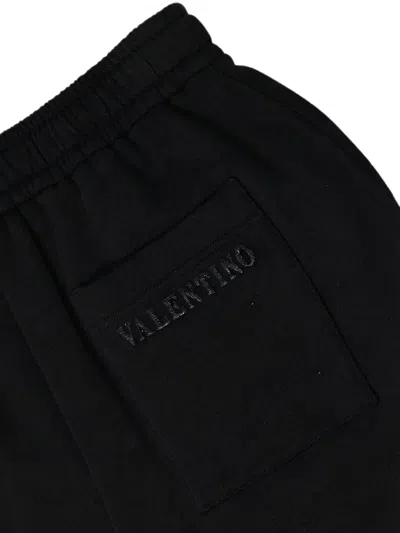 Valentino Logo-embroidered Drawstring Shorts In Multi