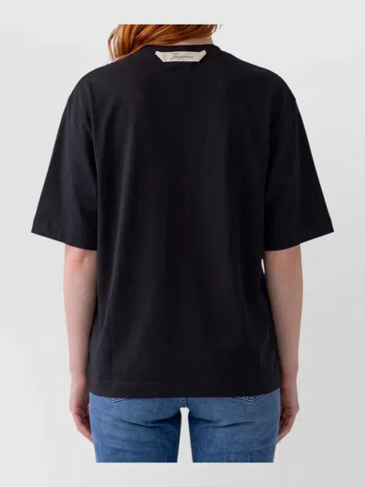 Jacquemus -inspired Le Ventadou Essential T-shirt In Black