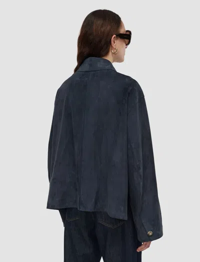 Joseph Aitna Light Suede Jacket In Multi