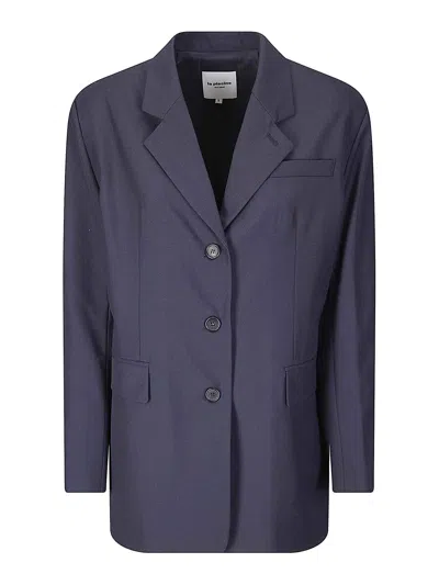 La Piscine Split Blazer In Blue