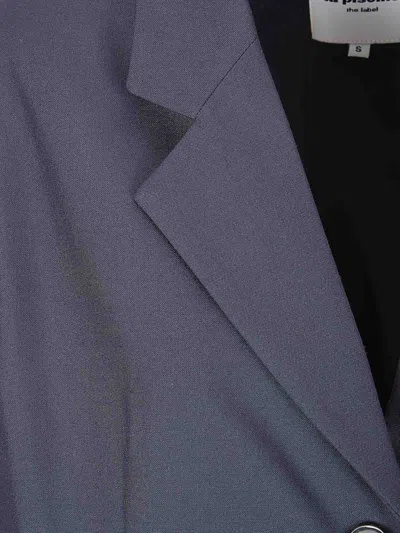 La Piscine Split Blazer In Blue