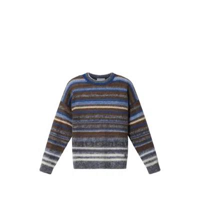 Isabel Marant Scolan Pullover Midnight In Blue/brown