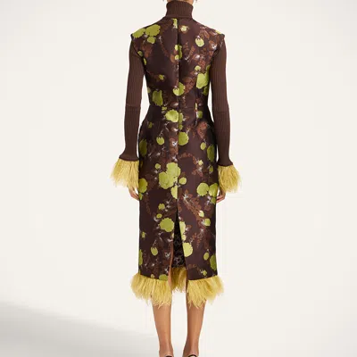 La Doublej Sleek Dress In Devon Brown
