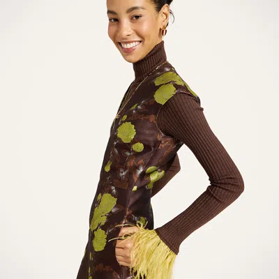 La Doublej Sleek Dress In Devon Brown