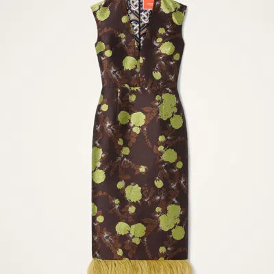 La Doublej Sleek Dress In Devon Brown