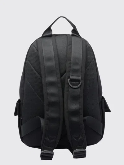 Y-3 Canvas Cotton Backpack With Pockets In Black