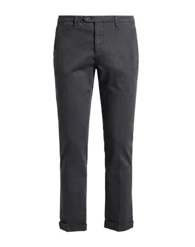 B Settecento Man Pants Grey Size 36 Cotton, Polyester, Viscose, Elastane In Grey