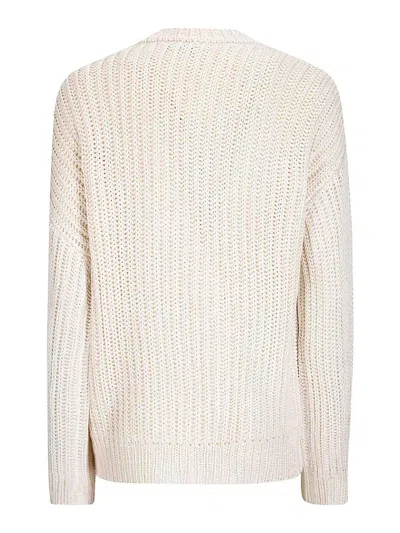 Ely Ely Daisy Buttoned Cardigan In Multi
