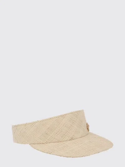 Ruslan Baginskiy Hand-dyed Straw Fedora Hat In Neutral