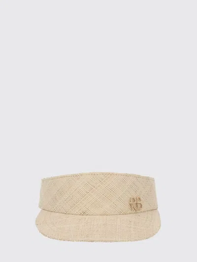 Ruslan Baginskiy Hand-dyed Straw Fedora Hat In Neutral