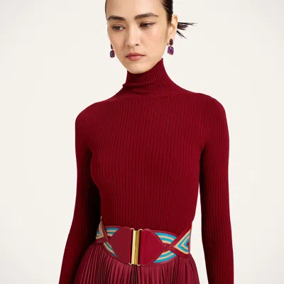 La Doublej Rainbow Belt In Multi