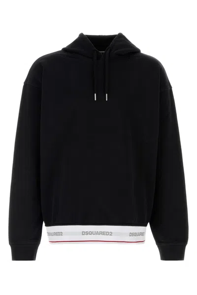 Dsquared2 Dsquared Oversized Cotton Sweatshirt In Black