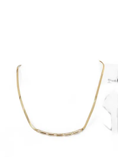 Trussardi 장식 체인 네크리스 In Gold