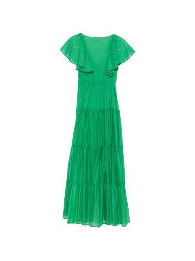 Kaos 러플 티어드 맥시 드레스 In Green