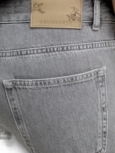 Trussardi 390 스트레이트 진 In Gray