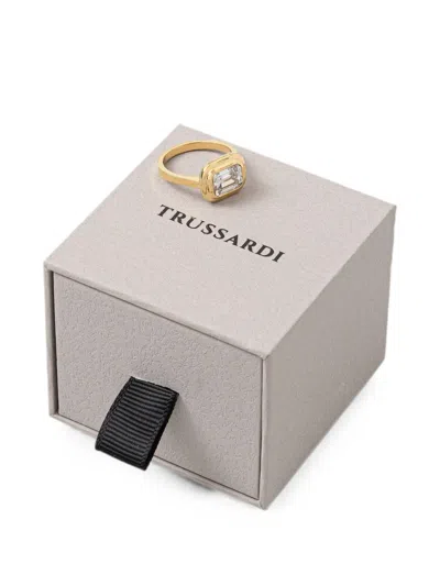 Trussardi Crystal-embellished Ring In Multi