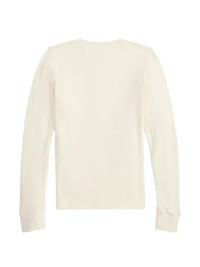 Rrl 긴소매 헨리 탑 In White