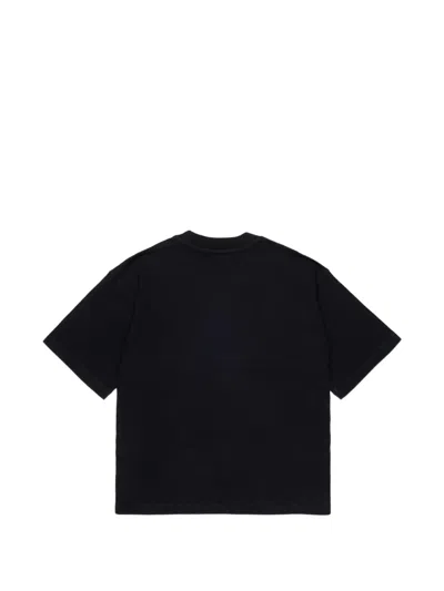 Diesel 로고 패치 티셔츠 In Black