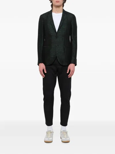 Lanvin D8 Slim 2 Button Jacket In Black