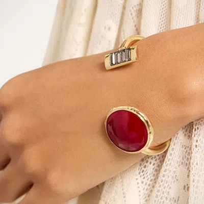 La Doublej Shen Loop Bracelet In Red