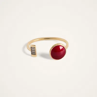 La Doublej Shen Loop Bracelet In Red