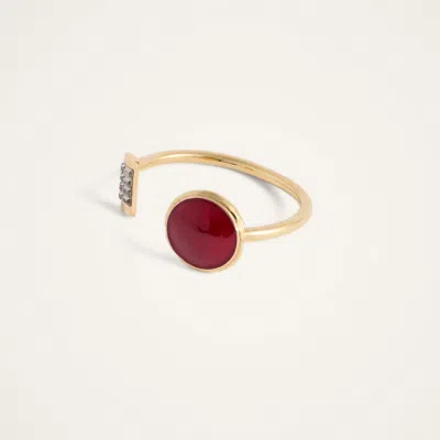 La Doublej Shen Loop Bracelet In Red