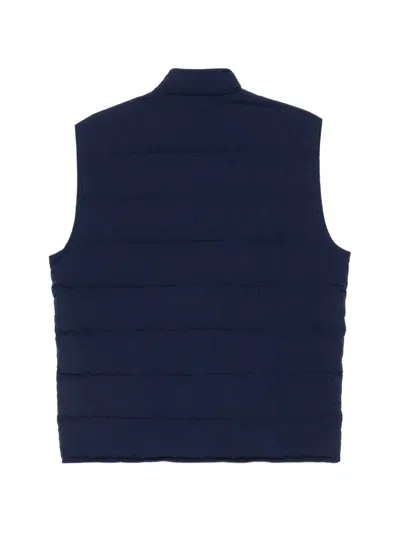 Eleventy Quilted-pattern Gilet In Multi