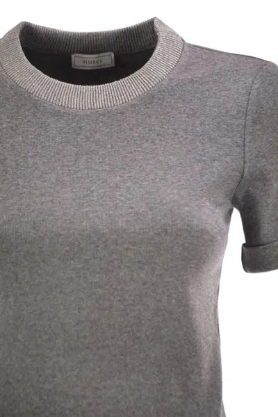 Peserico Rib Tshirt In Multi