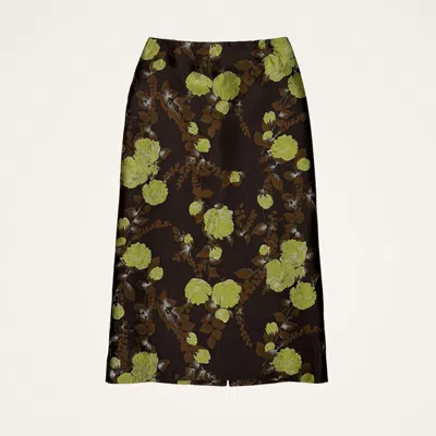 La Doublej Pencil Skirt In Multi
