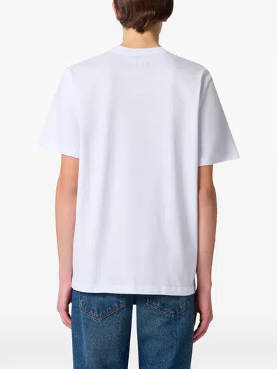 Msgm Logo-print T-shirt In Multi