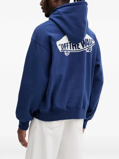 Vans Double Standard Pullover Hoodie In Blue