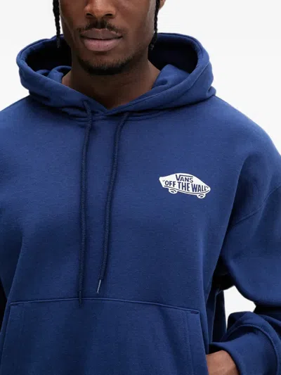 Vans Double Standard Pullover Hoodie In Blue
