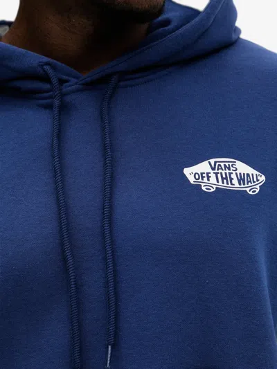 Vans Double Standard Pullover Hoodie In Blue