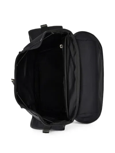 Tod's Backpack In Fabric And Leather Medium In Black