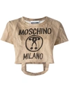 MOSCHINO bag handle T-shirt,AW17A0706914011978215