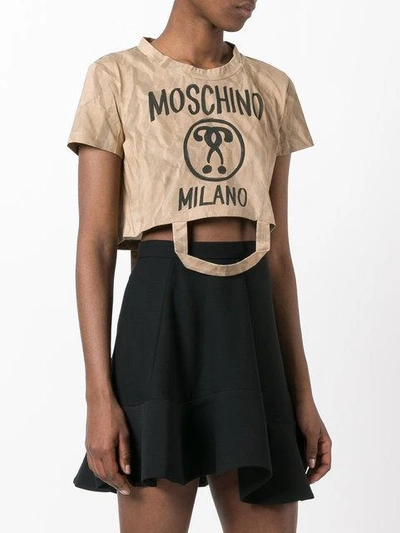 Shop Moschino Bag Handle T-shirt