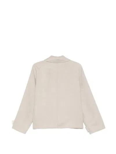 Manzoni 24 Button-up Patch-pocket Jacket In White