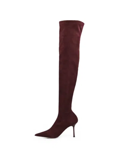 Castagna Pointed-toe Marlene Boots In Red